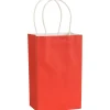 Party City Candy Buffet By Color-Medium Kraft Bags 10Ct Red