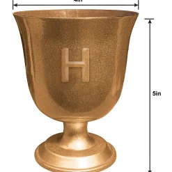 Party City Harry Potter Hogwarts|Metallic Hogwarts United Plastic Goblet, 15Oz - Harry Potter