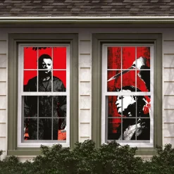 Party City Decorations|Michael Myers Window Silhouettes, 2Pc - Halloween Ii