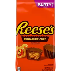 Reeses Bulk Candy-Milk Chocolate Reese's Peanut Butter Miniature Cups Party Pack