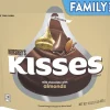 Hershey's Bulk Candy-Milk Chocolate With Almonds Kisses Family Pack