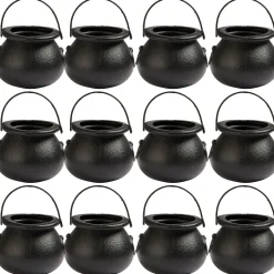 Party City Favors & Favor Bags|Mini Black Candy Cauldrons, 12Ct