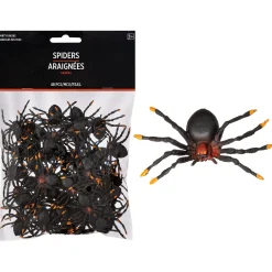 Party City Favors & Favor Bags|Mini Plastic Spiders, 1.5In X 2In, 48Ct