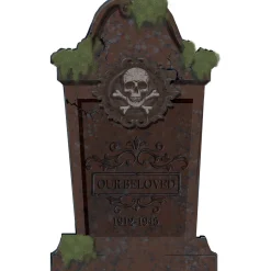 Party City Tombstones & Fencing|Mossy Our Beloved Tombstone, 13In X 22In
