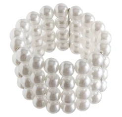 Party City Jewelry-Multistrand Faux Pearl Bracelet