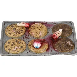 Party City Creepy Carnival|Nasty Cookie Tray Latex Prop, 10.75In X 7In