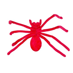 Party City Creatures|Neon Pink Black Light Reactive Fabric Spider, 22.8In