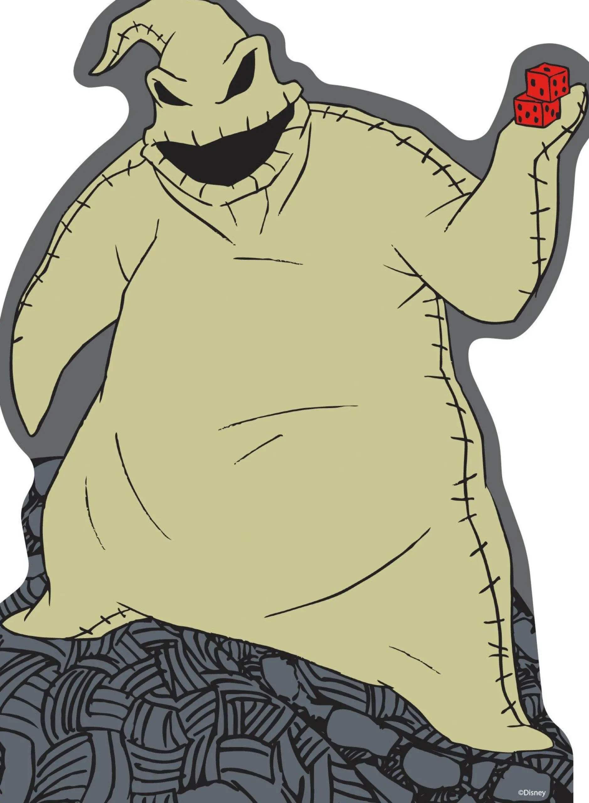 Party City The Nightmare Before Christmas|Oogie Boogie Cardboard Cutout, 3Ft - Disney The Nightmare Before Christmas