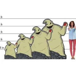 Party City The Nightmare Before Christmas|Oogie Boogie Cardboard Cutout, 3Ft - Disney The Nightmare Before Christmas