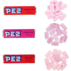 PEZ Bulk Candy- Candy Rolls, 36Ct - Cherry, Grape, Lemon, Orange, Raspberry & Strawberry