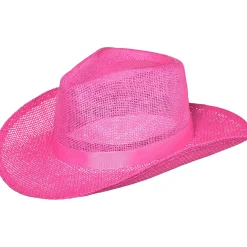 Party City Cowboy|Pink Burlap Cowboy Hat