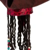 Party City Hats-Pirates Of The Caribbean Hat With Braids