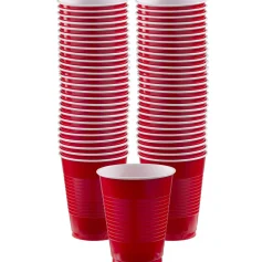 Party City Get Axed|Plastic Cups, 16Oz, 50Ct
