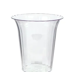 Party City Candy Buffet By Color-Plastic Flared Cylinder Container Clear