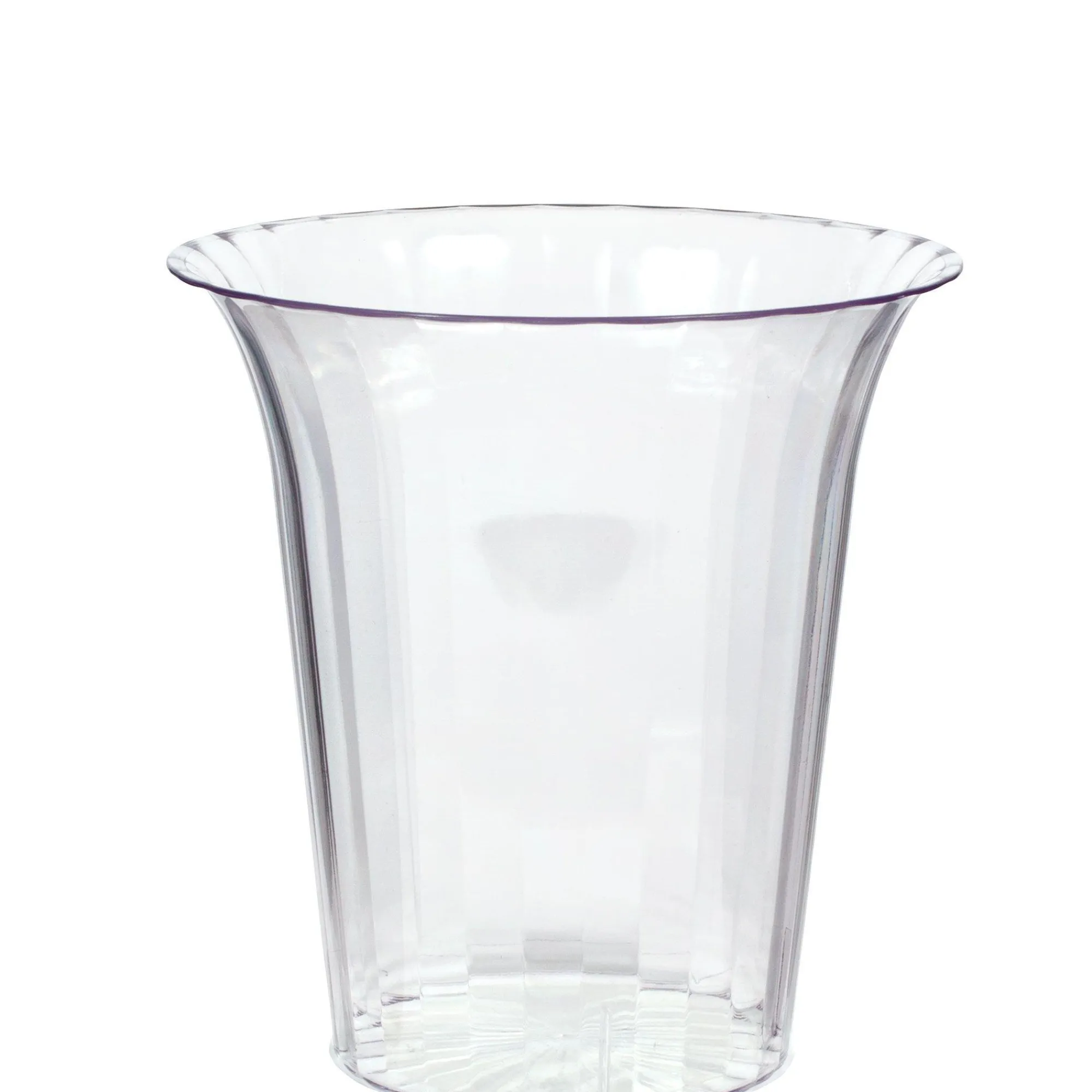 Party City Candy Buffet By Color-Plastic Flared Cylinder Container Clear