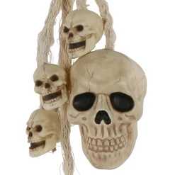 Party City Skeletons|Plastic Hanging Skulls, 19In