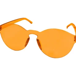 Party City Glasses-Plastic Rimless Sunglasses, 5.5In X 2.2In Orange