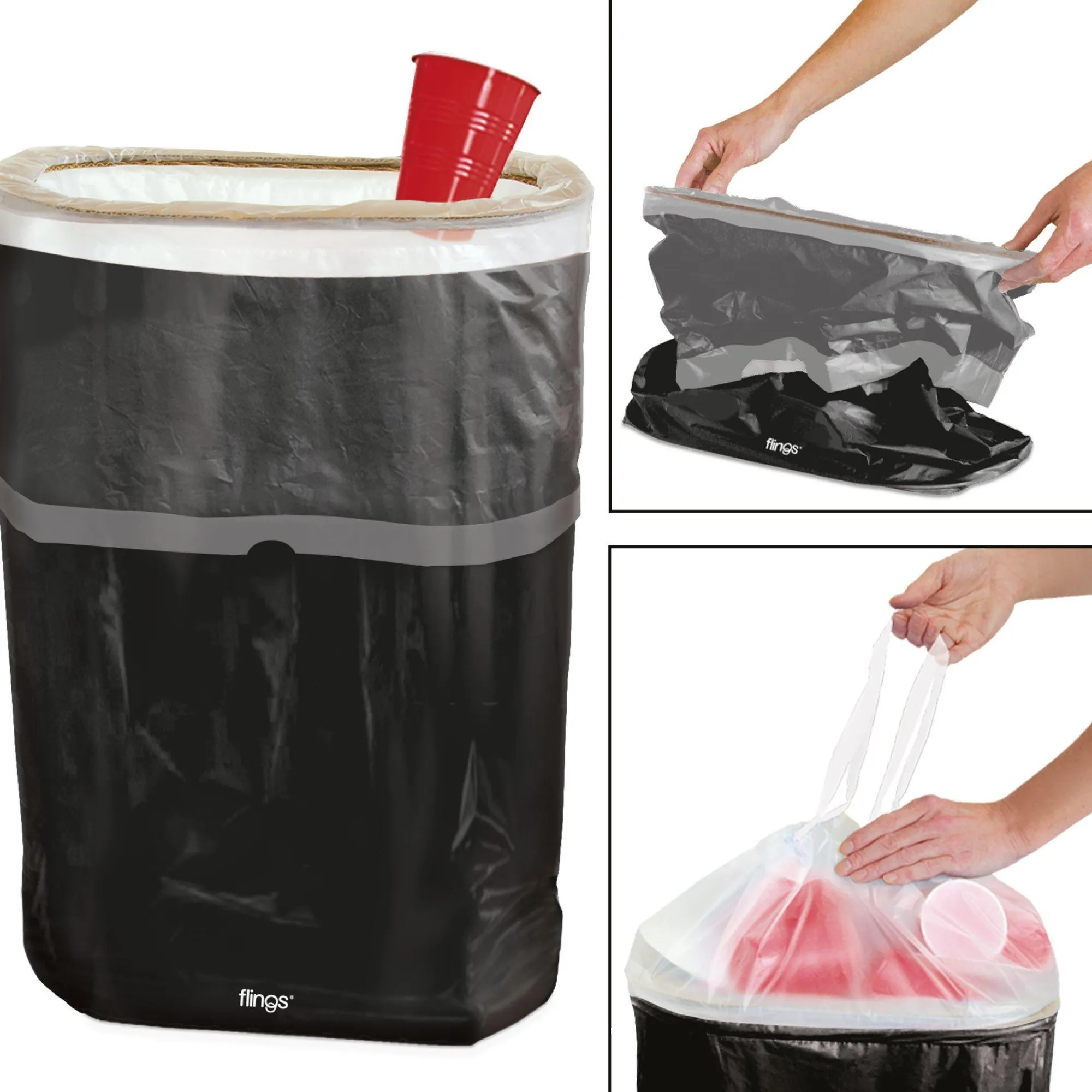 Party City Boneyard Glam|Pop-Up Trash Bin
