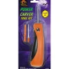 Party City Pumpkin Carving Kits|Power Carver Plastic & Stainless Tool Kit, 3Pc