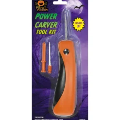 Party City Pumpkin Carving Kits|Power Carver Plastic & Stainless Tool Kit, 3Pc