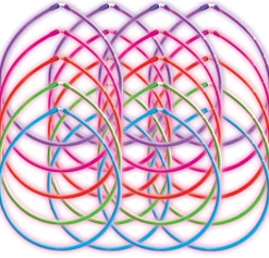 Party City Glow Sticks & Safety Lights|Rainbow Glow Sticks 50Ct