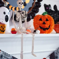 Party City Skeletons|Realistic Hanging Skeleton, 3Ft - Halloween Decoration