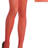 Party City Tights-Red Fishnet Stockings