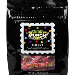 Party City Candy Buffet By Color-Red Sour Punch Twists, 16Oz - Cherry Flavor Red Cherry