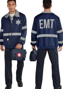 Party City Couples' Costumes-Reflective Emt Jacket For Adults