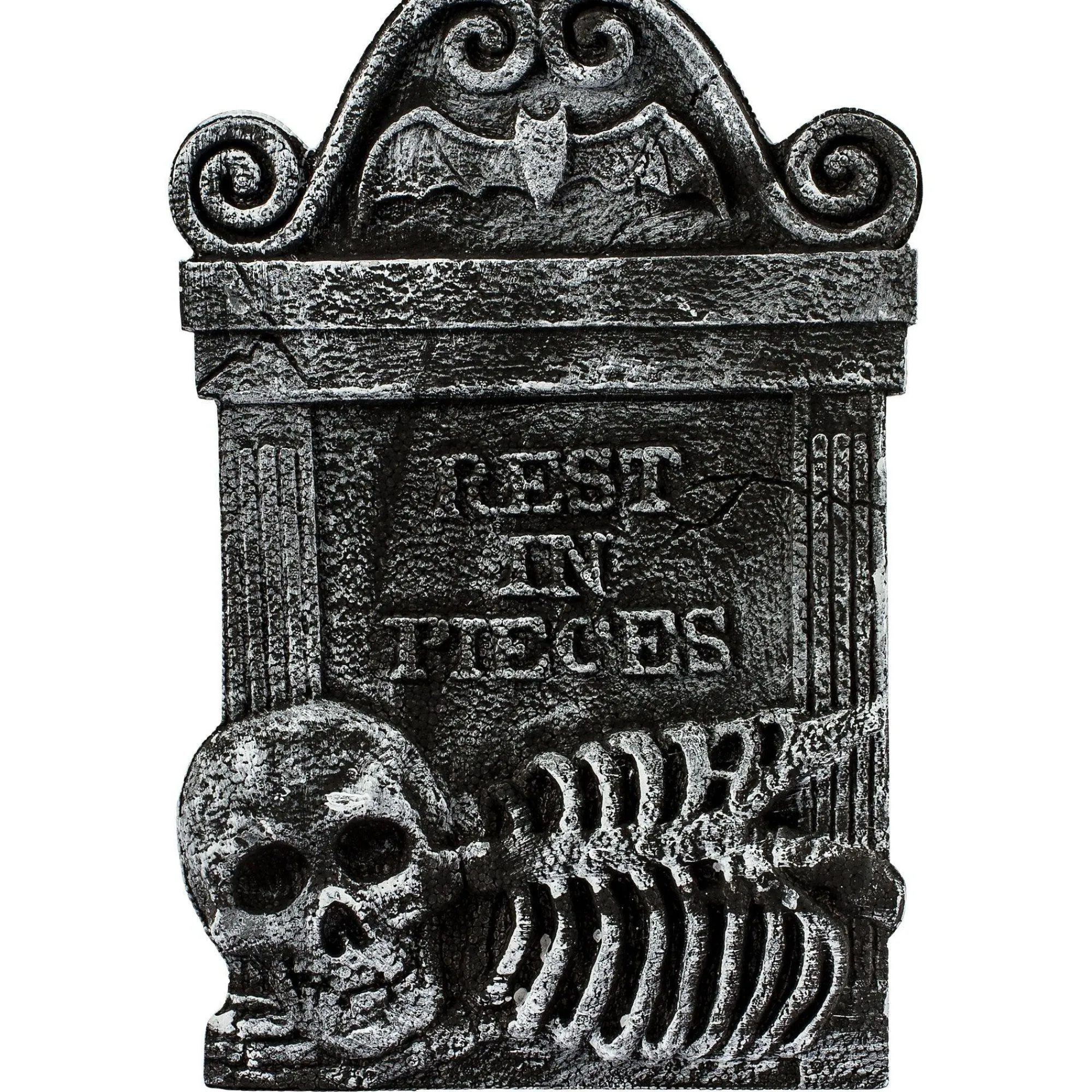 Party City Tombstones & Fencing|Rest In Pieces Skeleton Tombstone