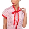 Party City Capes, Robes-50S Red & White Polka Dot Capelet For Adults