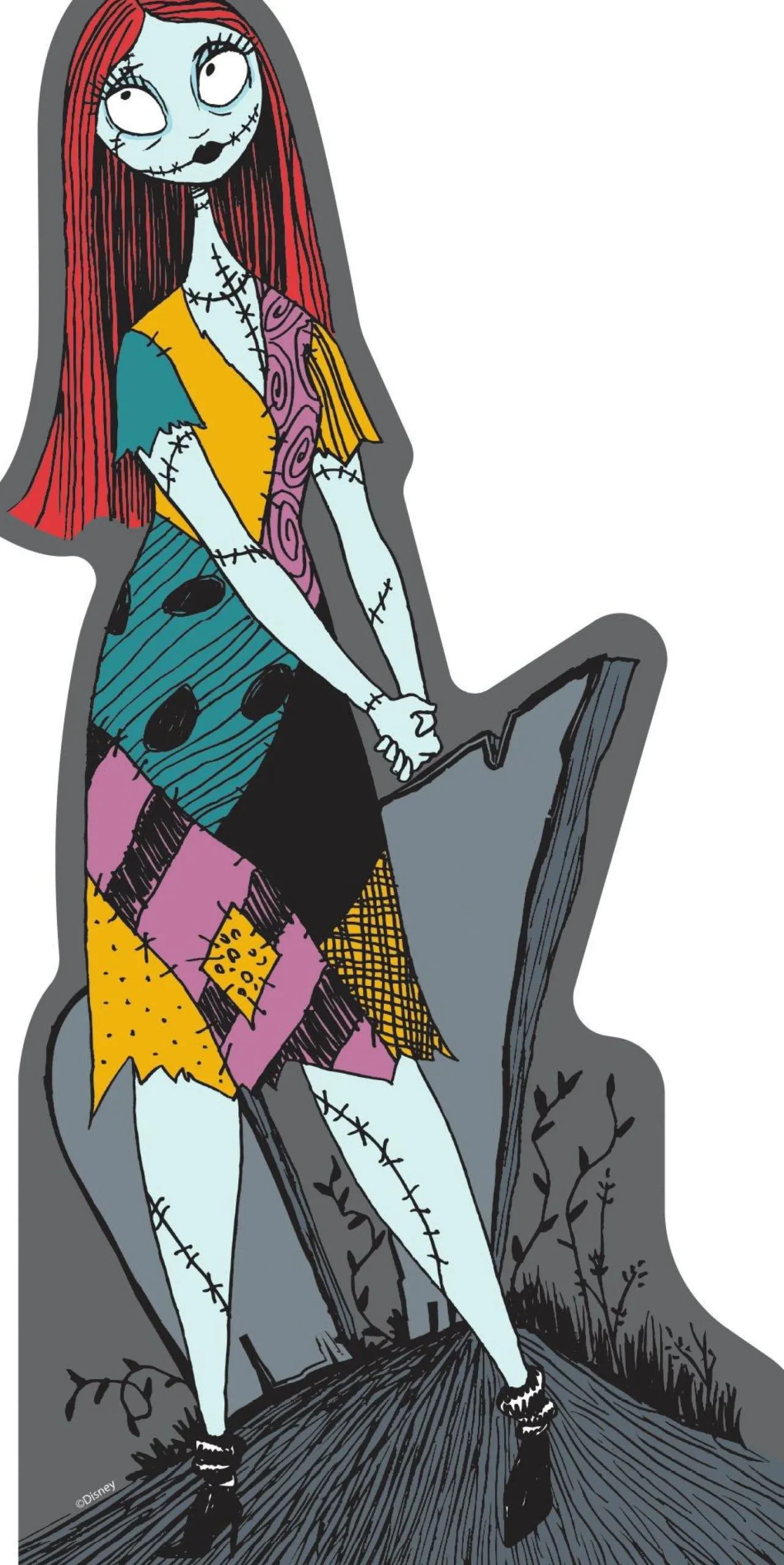 Party City The Nightmare Before Christmas|Sally Cardboard Cutout, 3Ft - Disney The Nightmare Before Christmas