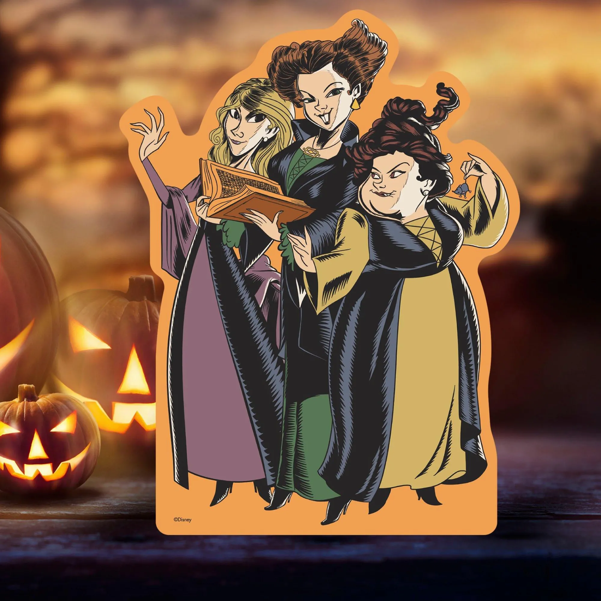 Party City Table Décor & Centerpieces|Sanderson Sisters Centerpiece Cardboard Cutout, 18In - Disney Hocus Pocus 2