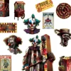 Party City Window & Wall Décor|Side Show Cutouts 12Ct - Creepy Carnival