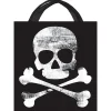 Party City Trick-Or-Treat Bags & Buckets|Skull & Crossbones Jolly Roger Fabric Trick-Or-Treat Bag, 13.5In X 14.75In