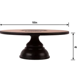 Party City Boneyard Glam|Skull Fiberboard Cake Stand, 10In X 4In