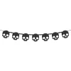 Party City Decorations|Skull Wood Garland, 6Ft