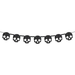 Party City Decorations|Skull Wood Garland, 6Ft