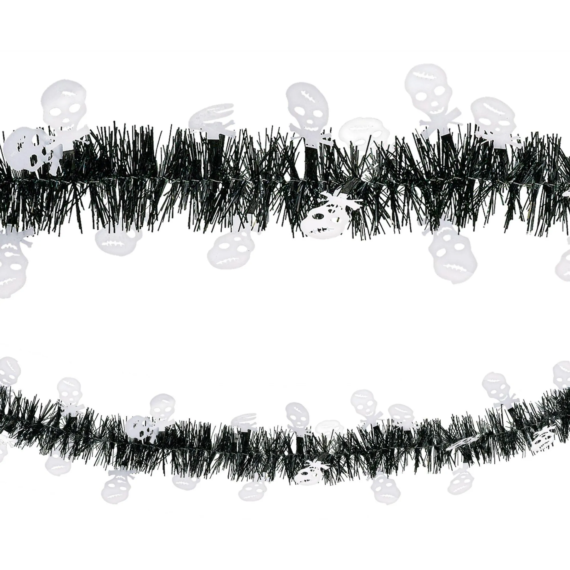 Party City Decorations|Skulls Halloween Tinsel Garland, 9Ft