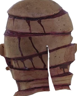 Party City Scary-Sliced Head Latex Mask
