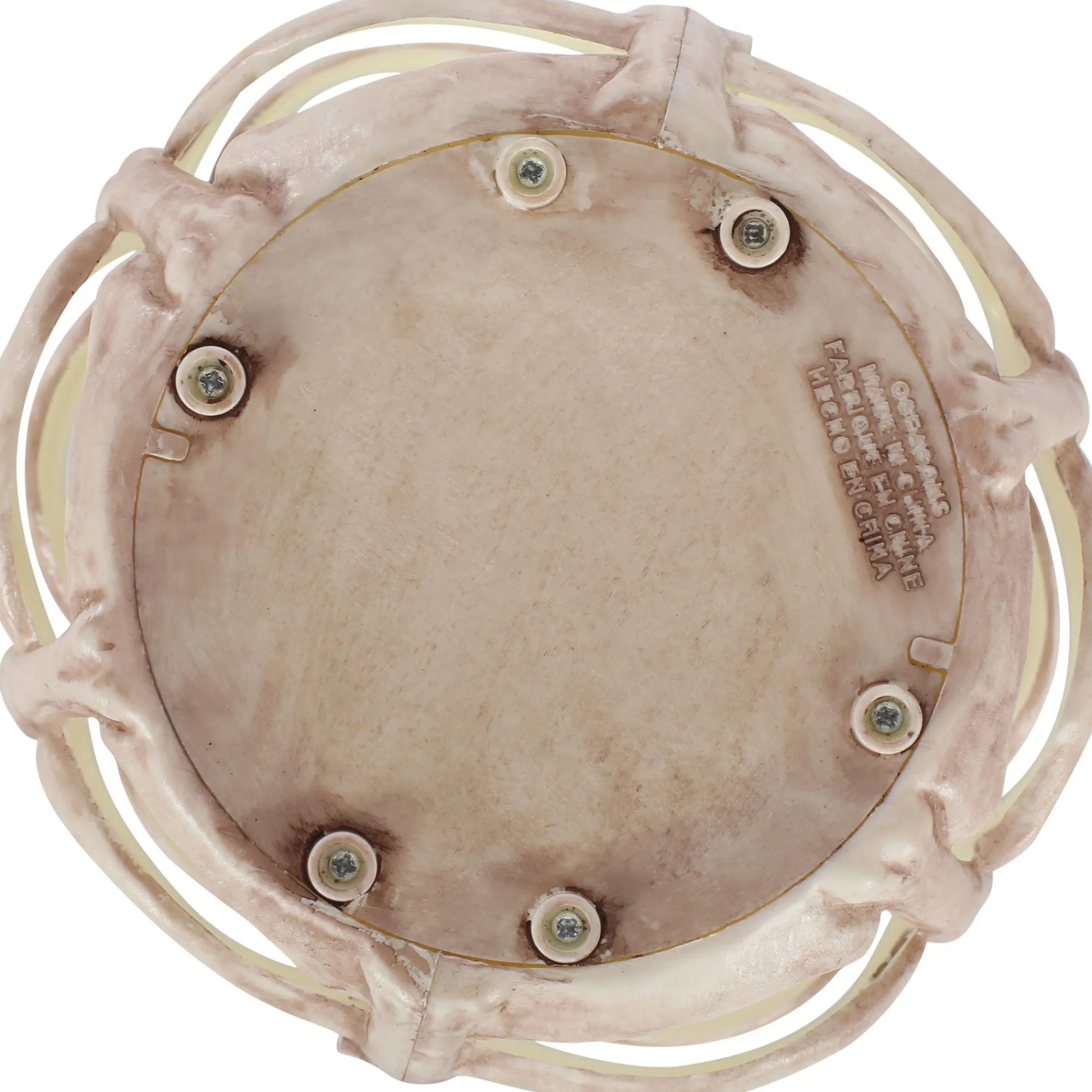 Party City Boneyard Glam|Small Bone Plastic Pumpkin, 6In