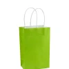 Party City Favors & Favor Bags|Small Green Paper Gift Bag, 5.25In X 8.25In