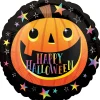 Party City Balloons|Smiley Pumpkin Halloween Round Foil Balloon, 17In