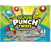 Sour Punch Bulk Candy- Twists, 45Ct - Blue Raspberry, Cherry, Green Apple & Strawberry