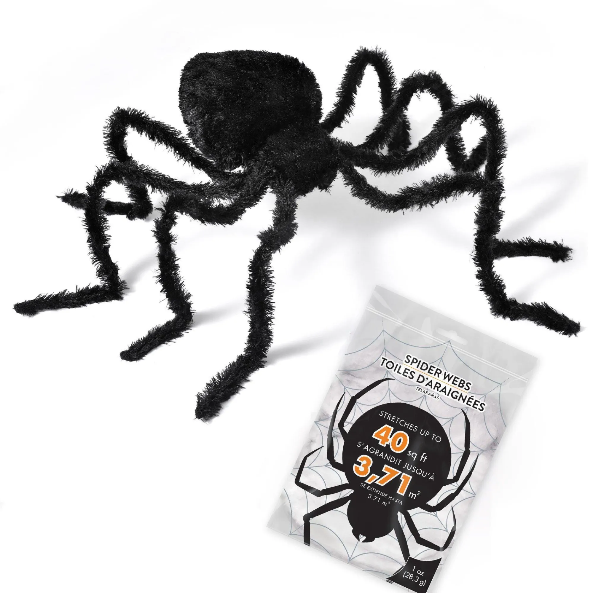 Party City Decorations|Spider & Web Halloween Decorating Kit