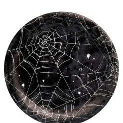 Party City Spiderweb Night|Spiderweb Night Halloween Paper Dinner Plates, 10In, 20Ct