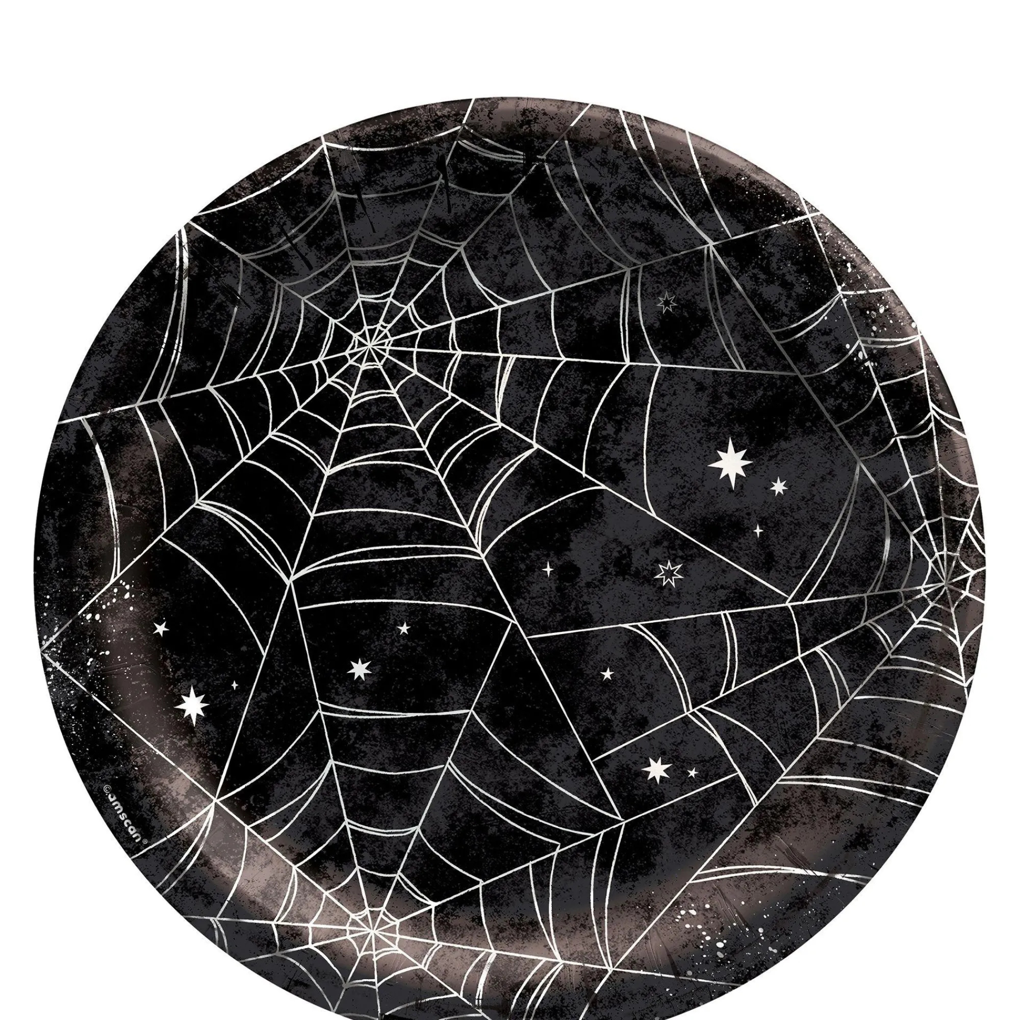 Party City Spiderweb Night|Spiderweb Night Halloween Paper Dinner Plates, 10In, 20Ct