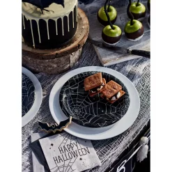 Party City Tableware & Serveware|Spiderweb Night Halloween Paper Dinner Plates, 10In, 20Ct