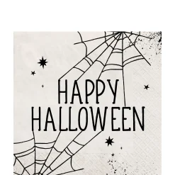 Party City Tableware & Serveware|Spiderweb Night Halloween Paper Lunch Napkins, 6.5In, 40Ct