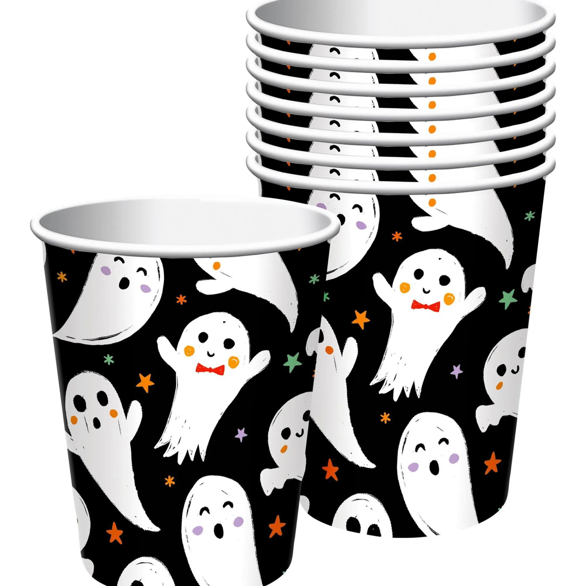 Party City Spooky Friends|Spooky Friends Halloween Paper Cups, 9Oz, 50Ct